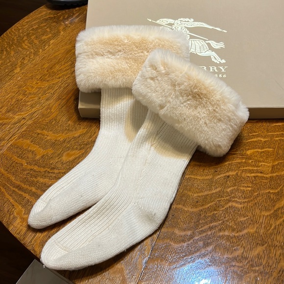 Burberry Rubber Plaid Print Rainboots - Picture 10 of 10